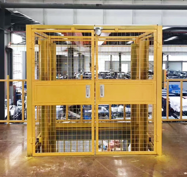 安阳智能导轨式升降机亮相